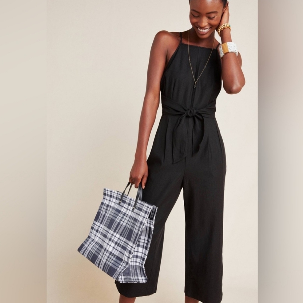 Greylin Linen Blend Jumpsuit